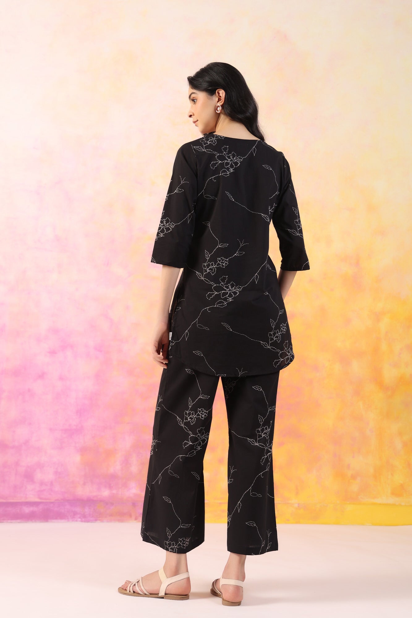 Midnight Bloom Co-Ord Set