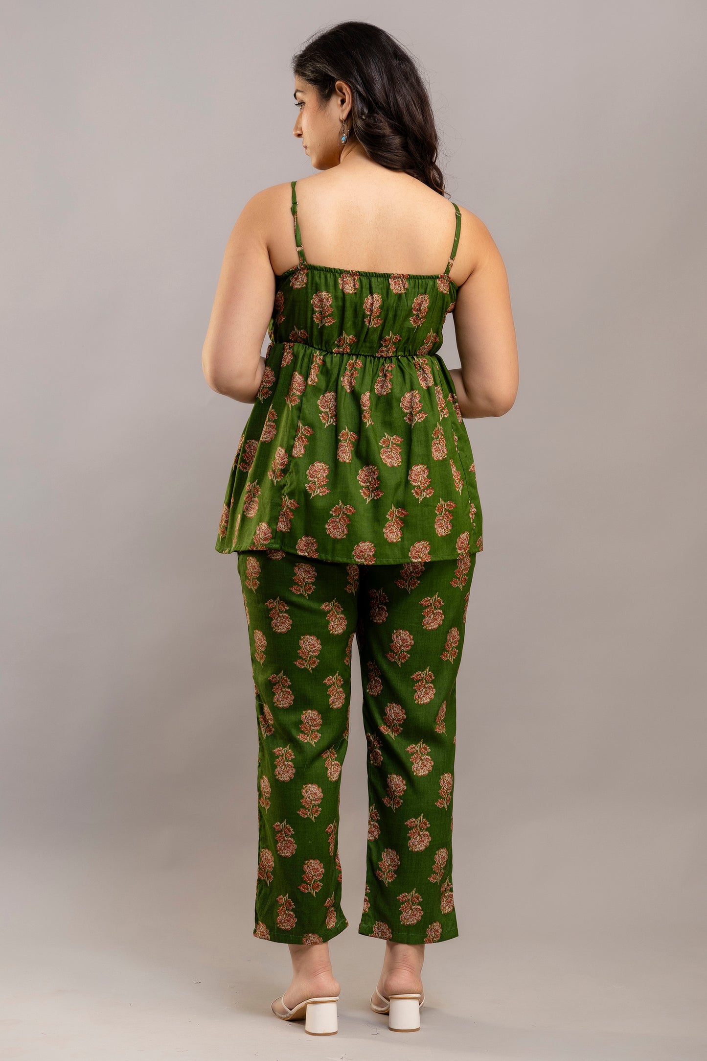 Olive Whisper Co-ord Set