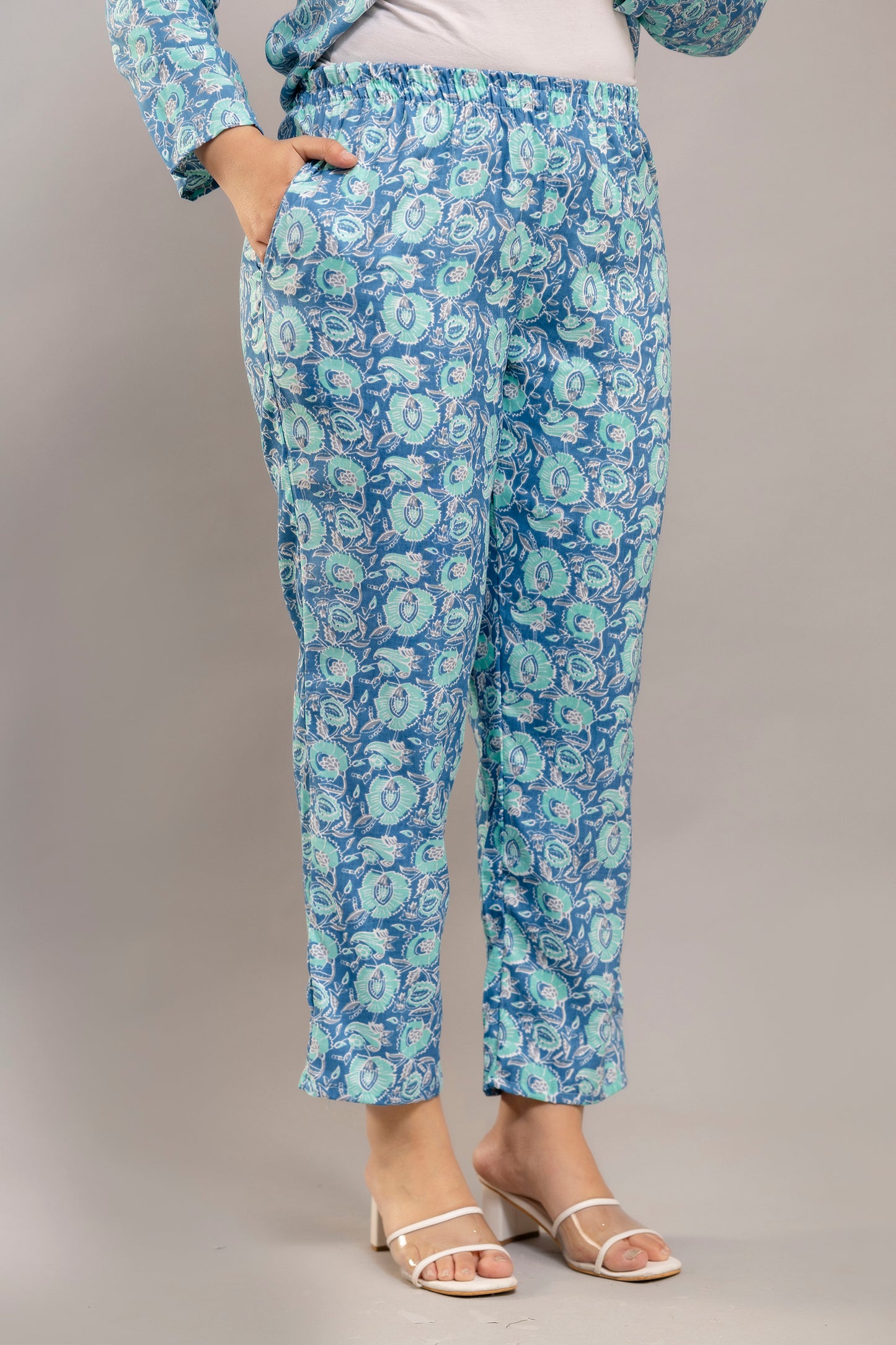Blue Mirage Cotton Co-ord Set