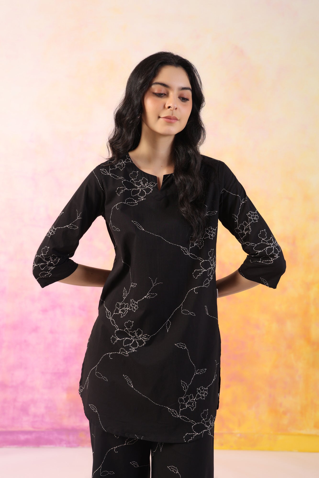Midnight Bloom Co-Ord Set