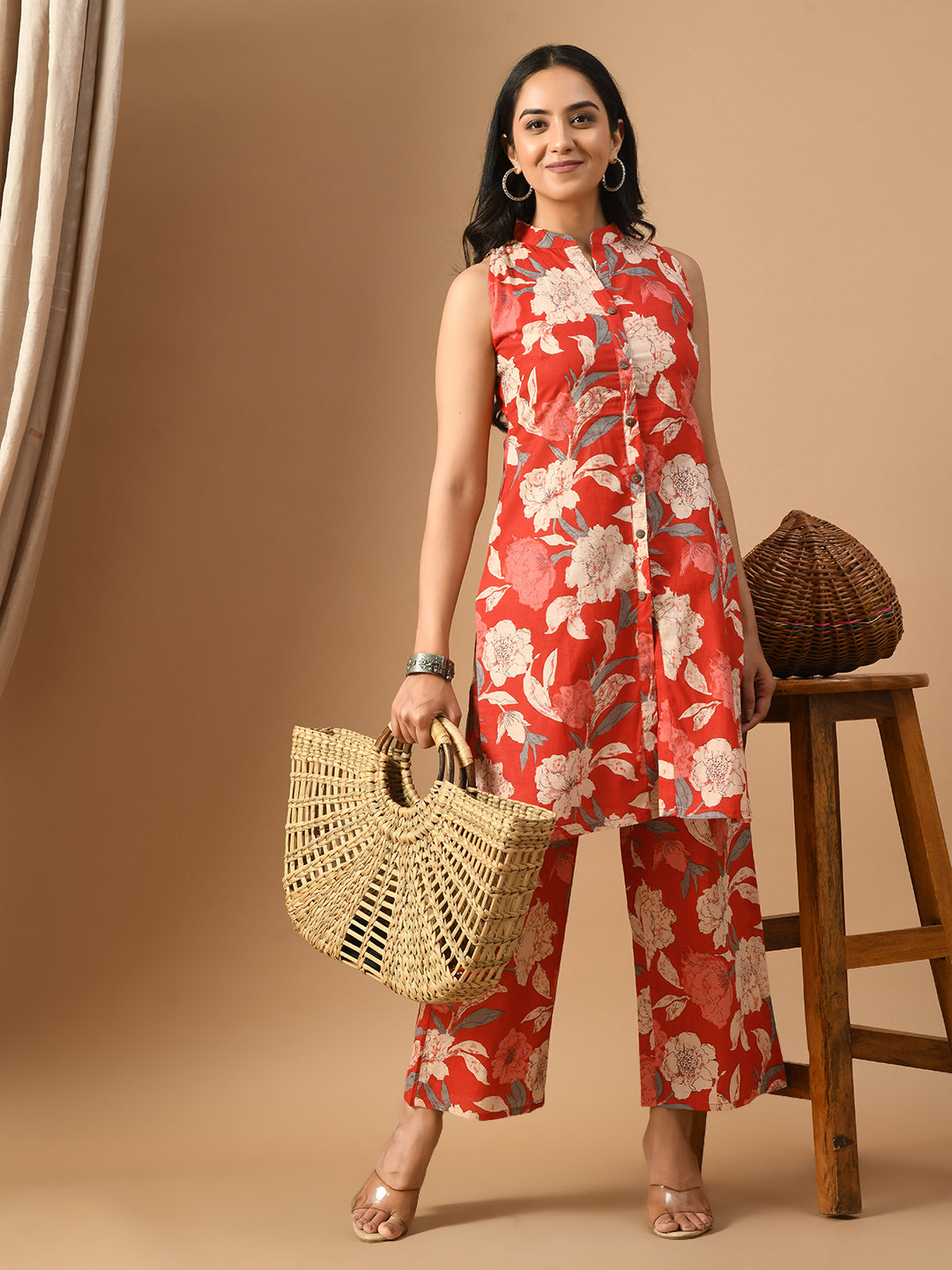 Saanj Scarlet Set