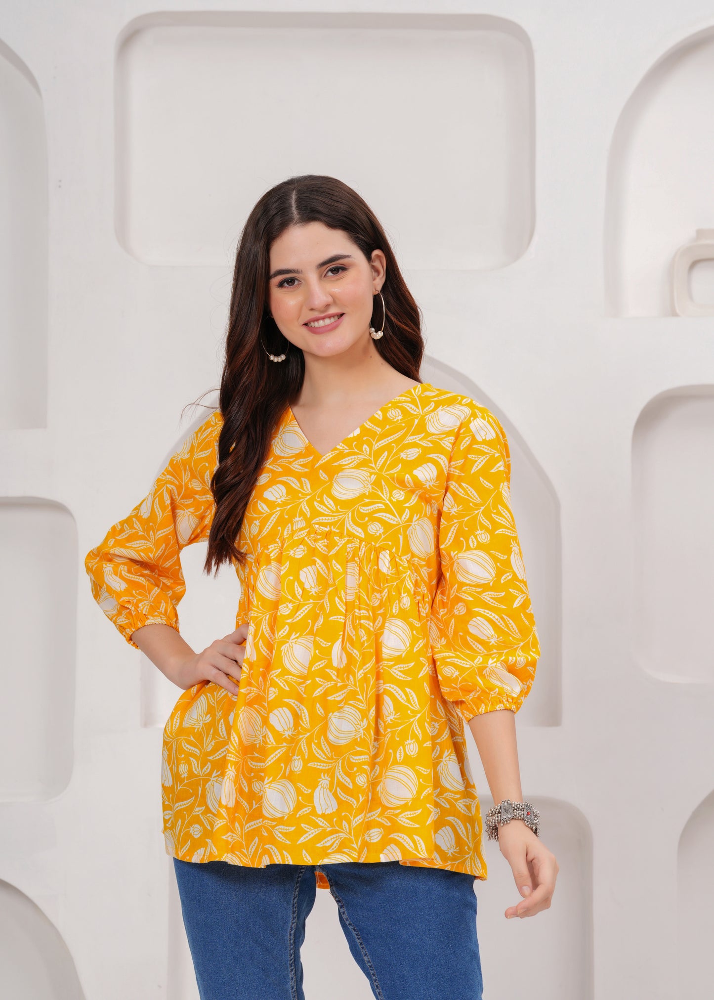 Marigold Charm Kurti