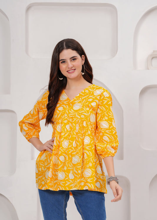 Marigold Charm Kurti