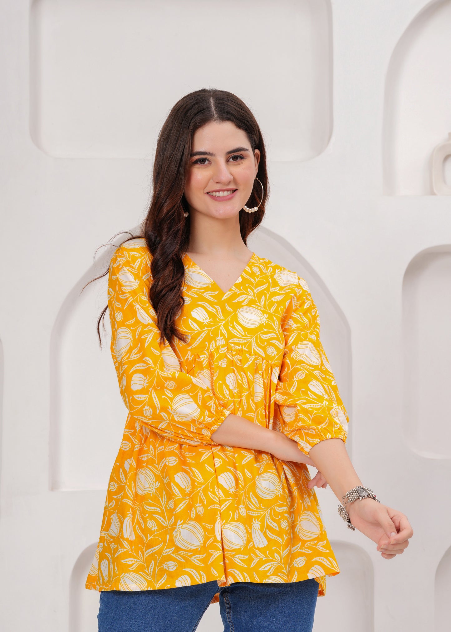 Marigold Charm Kurti