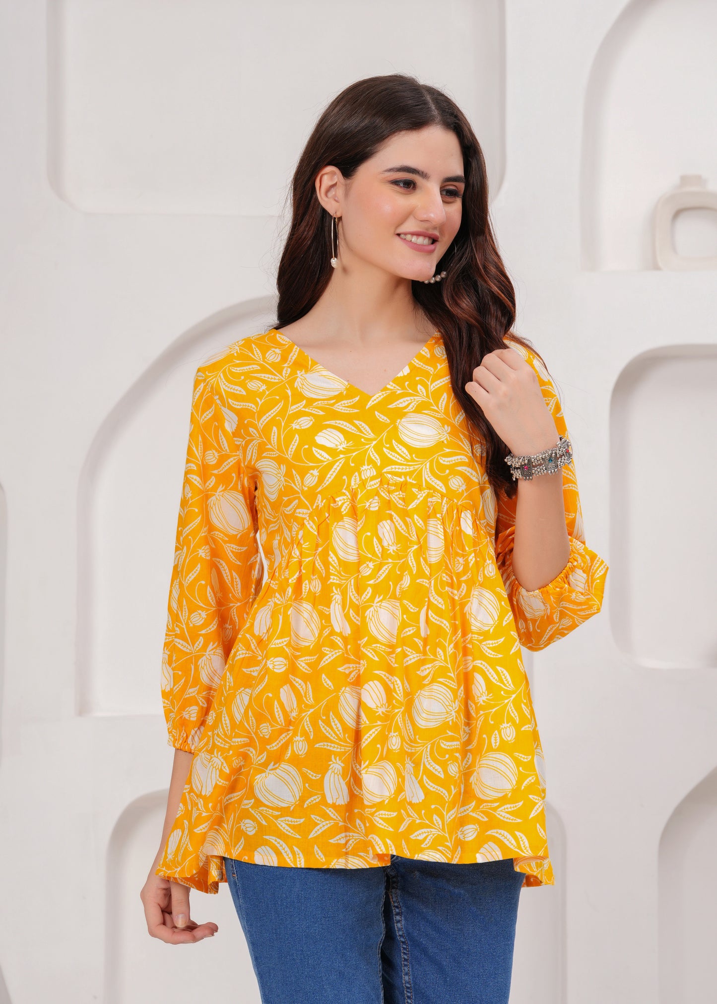 Marigold Charm Kurti