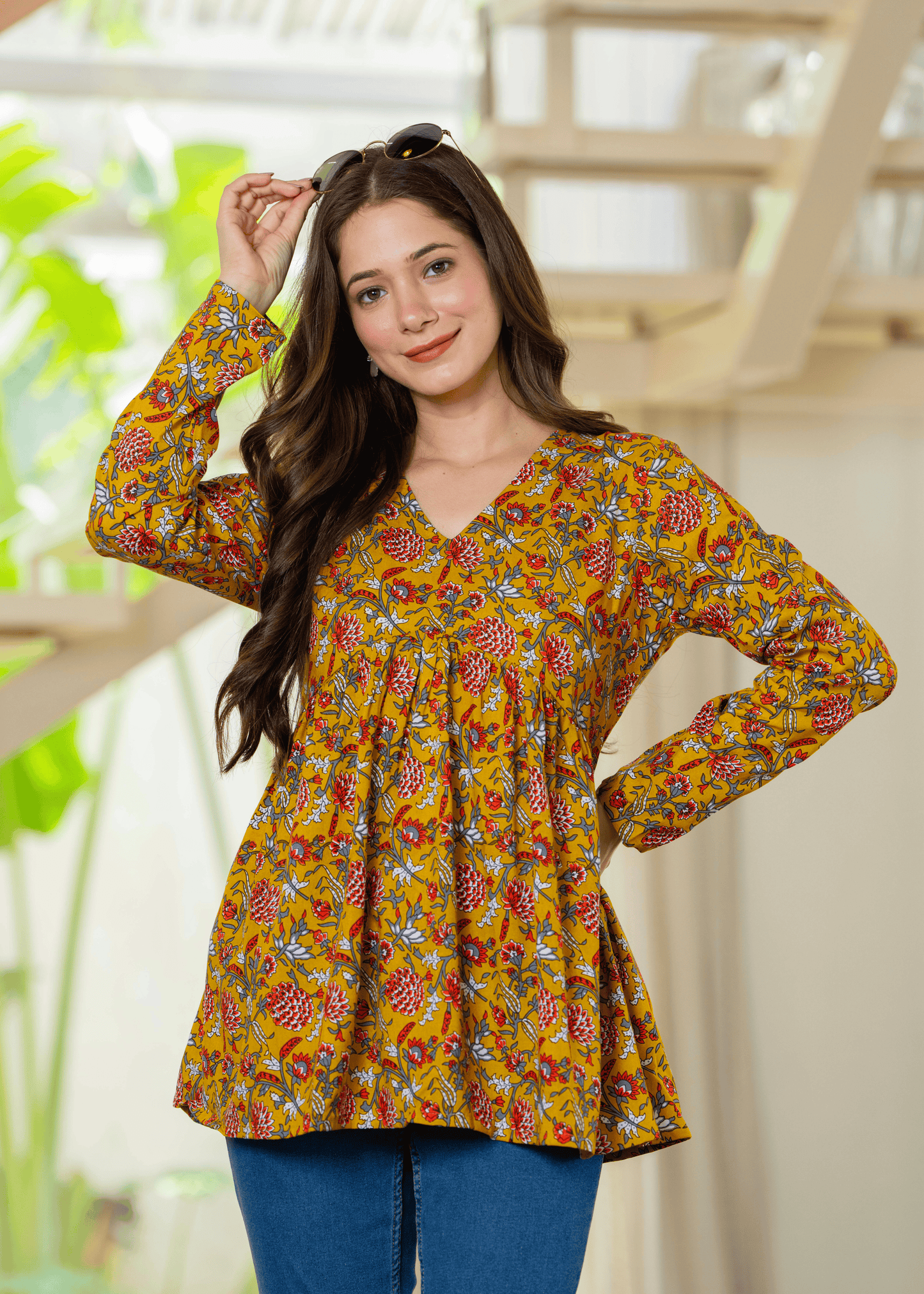 Mustard Meadow Kurti