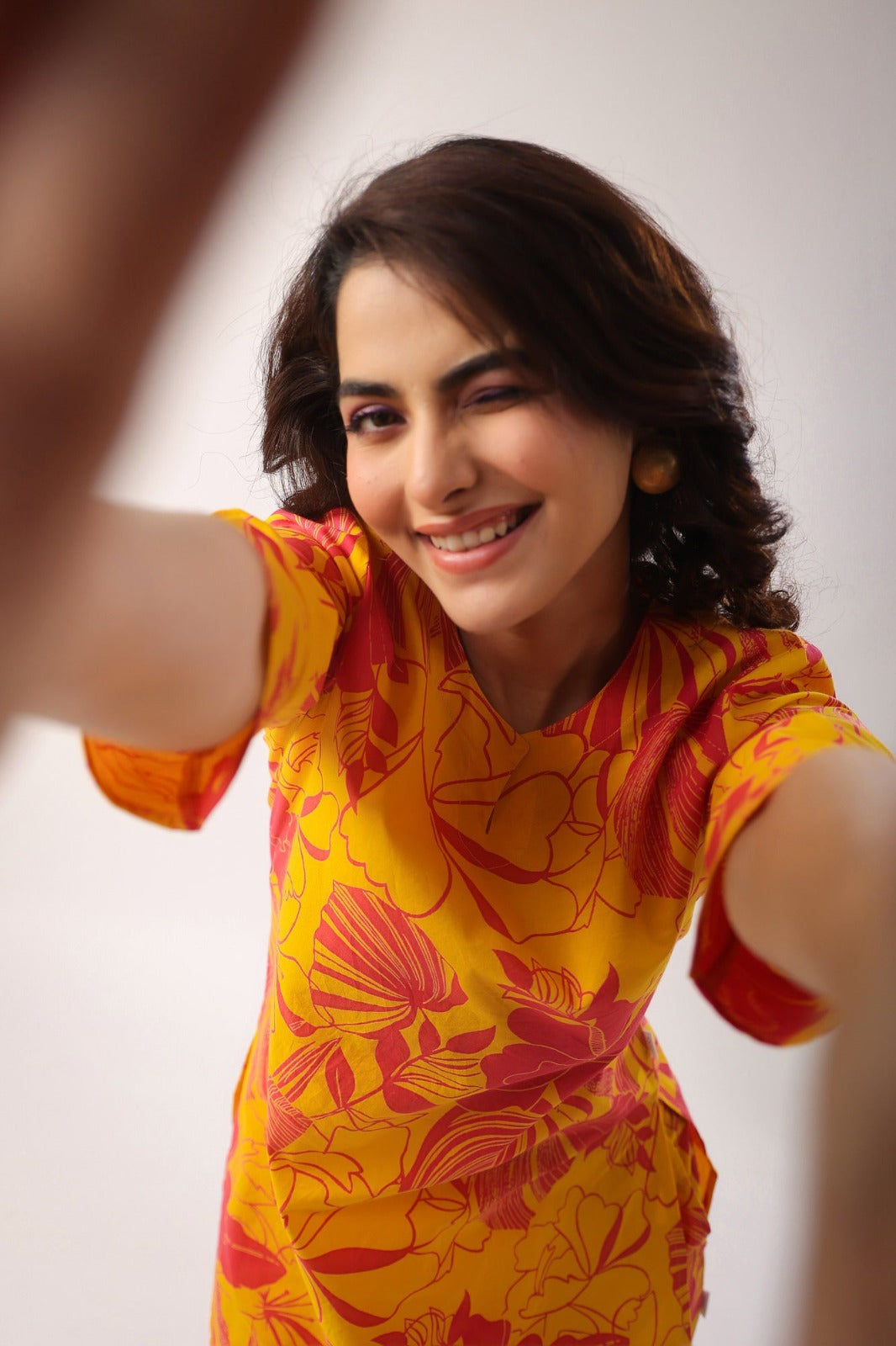 Gulnaar Double Pocket Co-ord Set