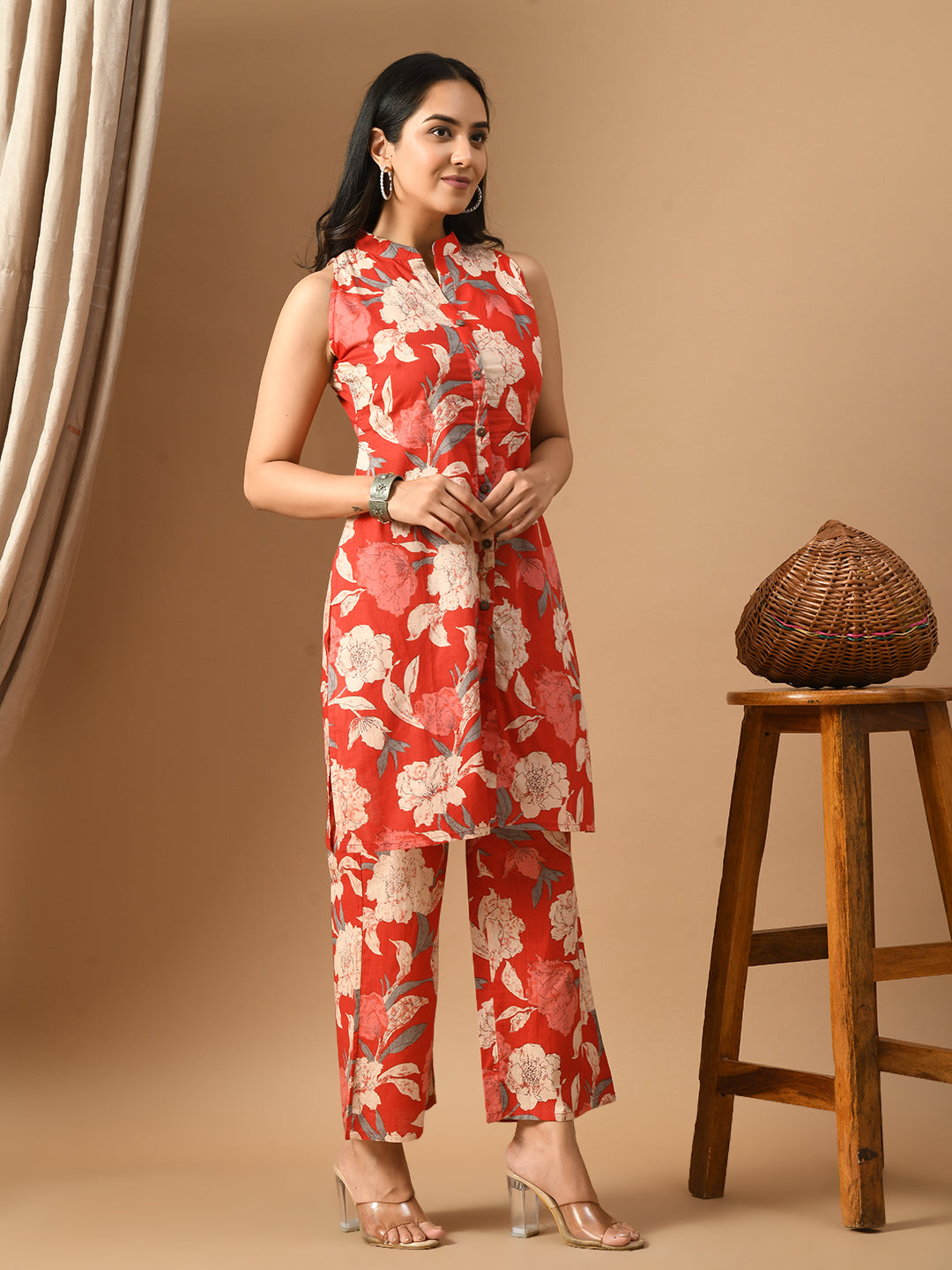 Saanj Scarlet Set