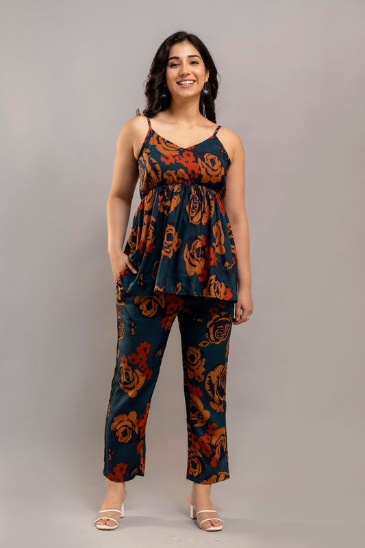 Rust Bloom Co-ord Set