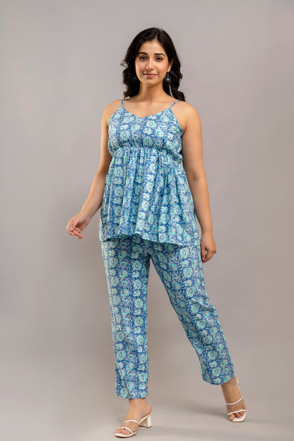 Aqua Garden Co-ord Set