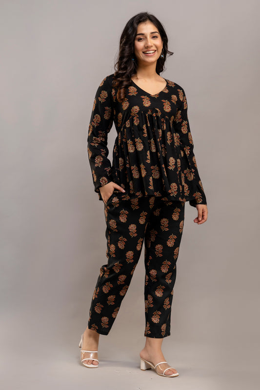 Noir Grace Pocket Co-ord Set
