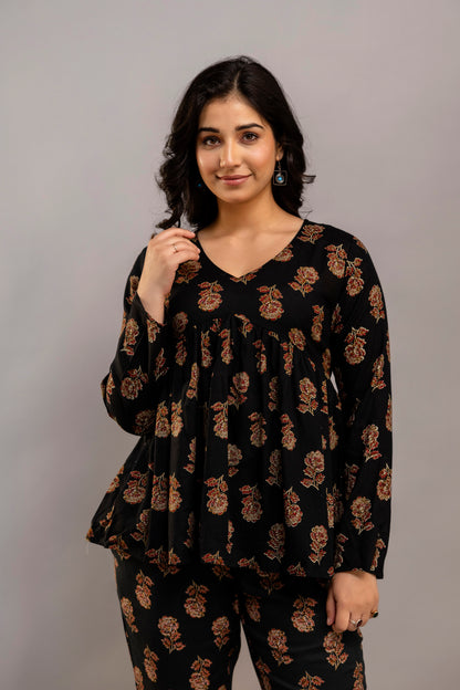 Noir Grace Pocket Co-ord Set