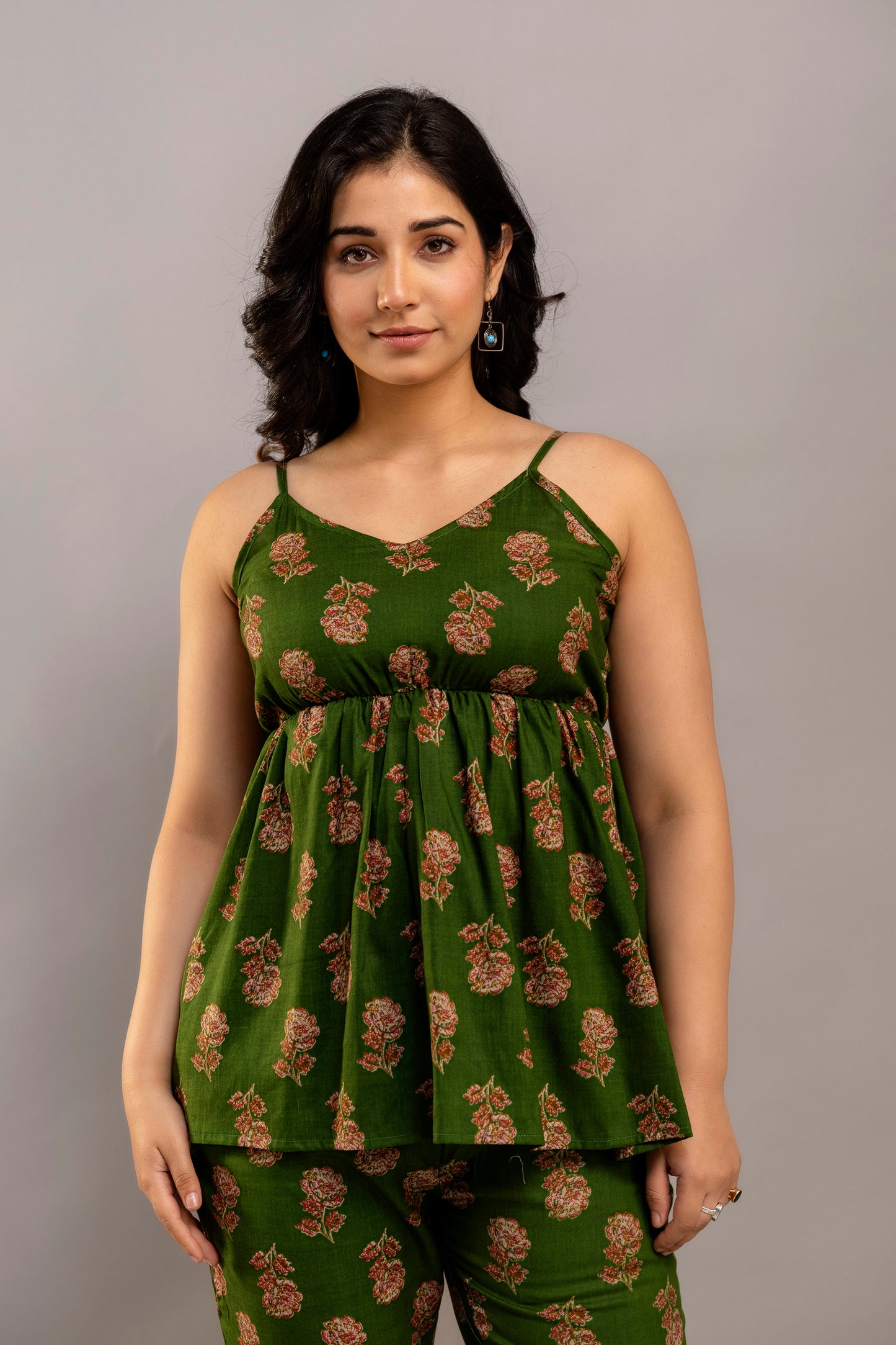 Olive Whisper Co-ord Set