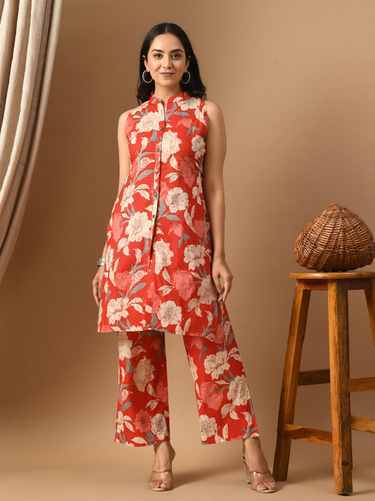 Saanj Scarlet Set