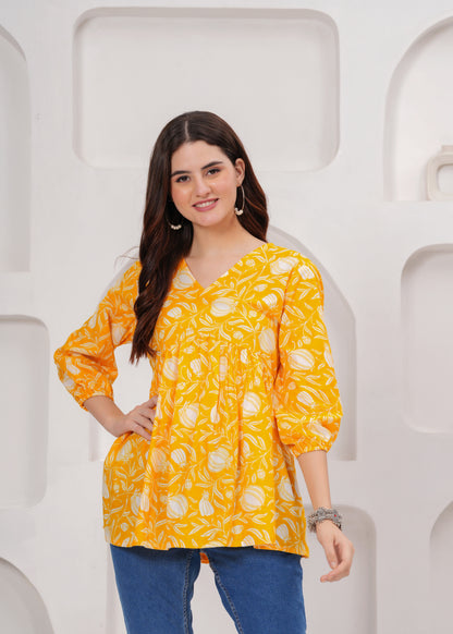 Marigold Charm Kurti