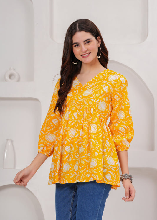 Marigold Charm Kurti