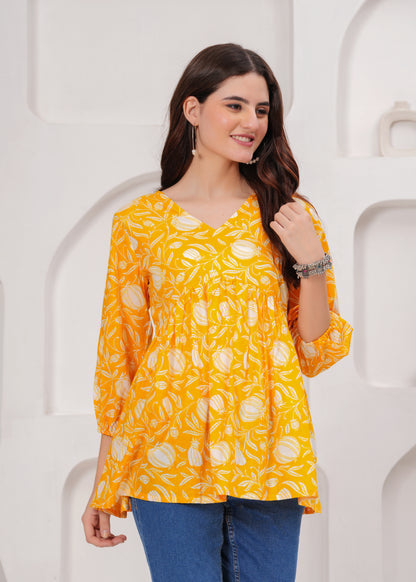 Marigold Charm Kurti