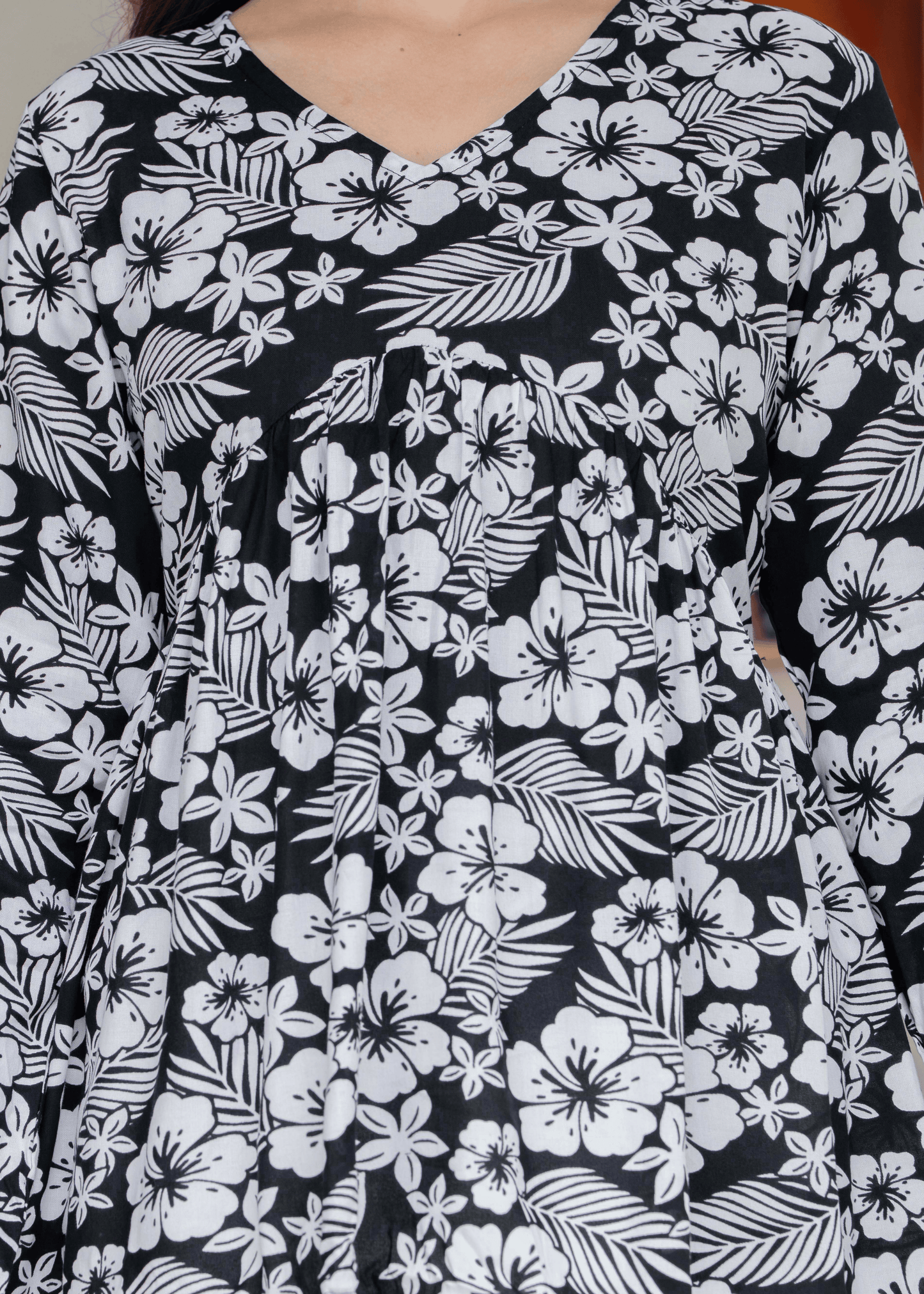 Monochrome Breeze Kurti