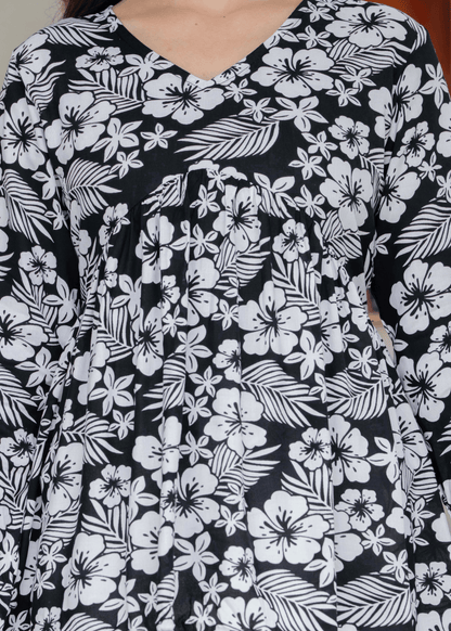 Monochrome Breeze Kurti