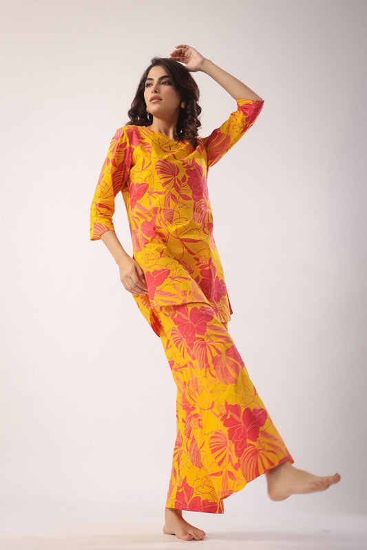 Gulnaar Double Pocket Co-ord Set